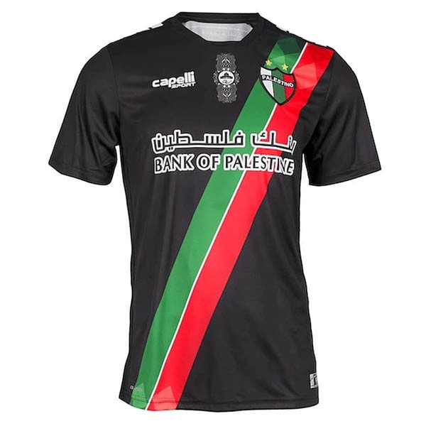 Thailand Trikot CD Palestino Heim 2021-22 Schwarz Fussballtrikots Günstig